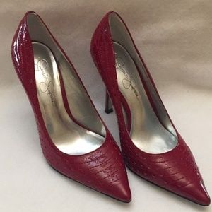 Jessica Simpson Red 4" heel Size 6.5